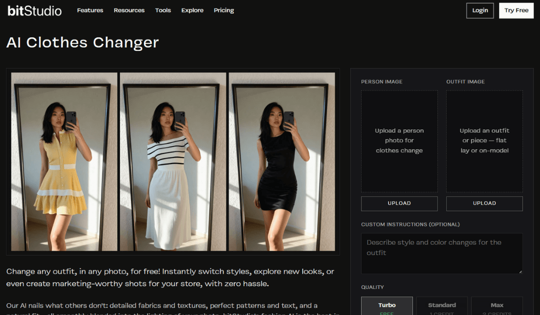 bitStudio AI Clothes Changer