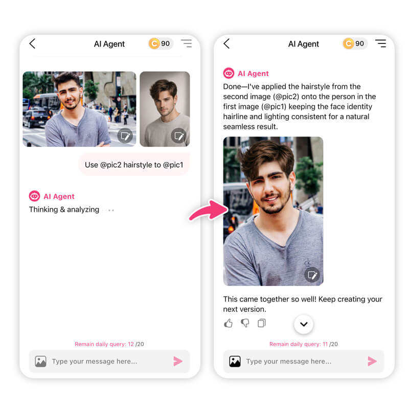 Tryin on latest hairstyles for men has never been easier.