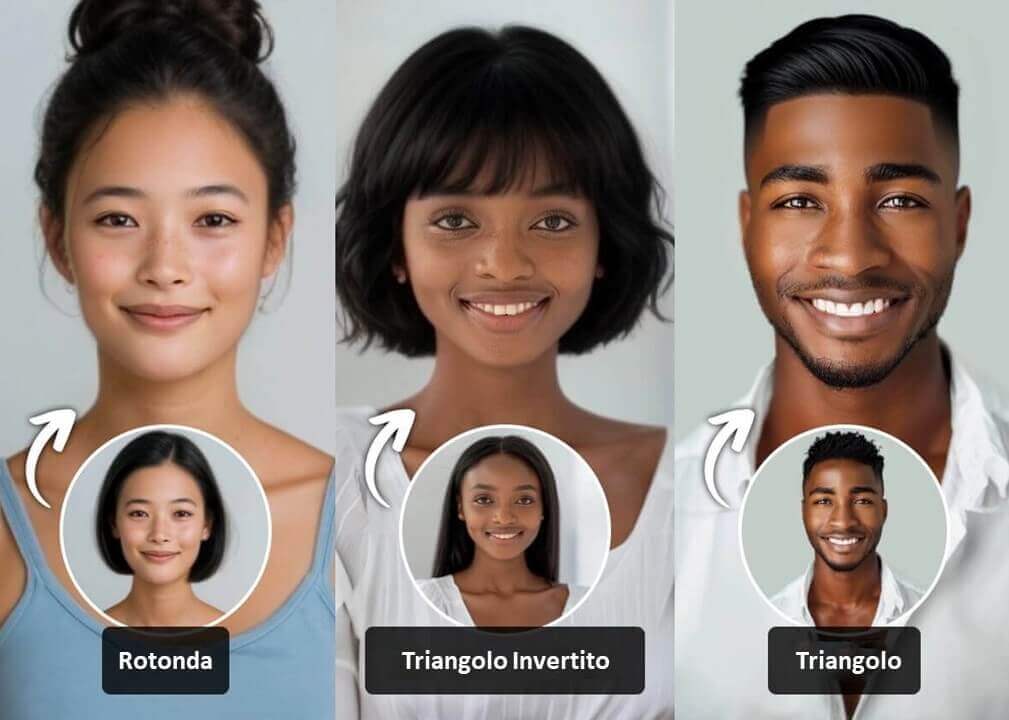 Forme del Viso e Taglio Capelli