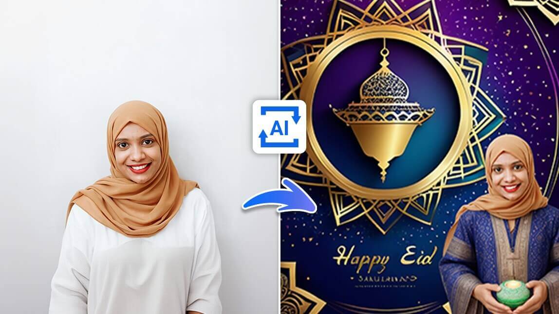 Free AI Eid al-Fitr Card Maker: Customize Eid Mubarak Cards
