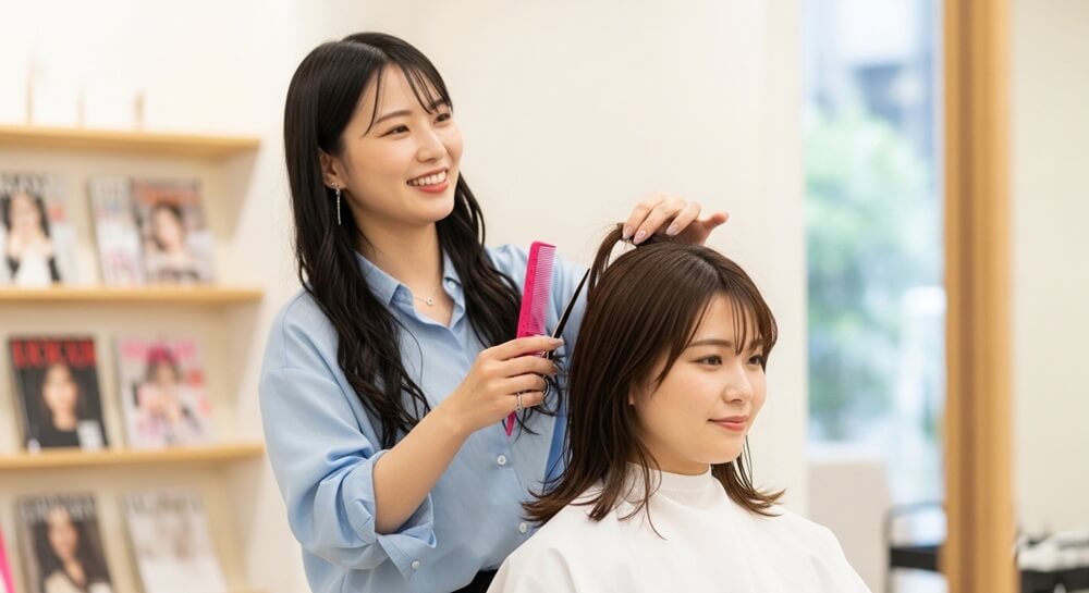 定期的に毛先を整える