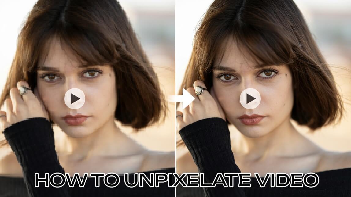 How to Fix Pixelated or Grainy Videos Online with AI