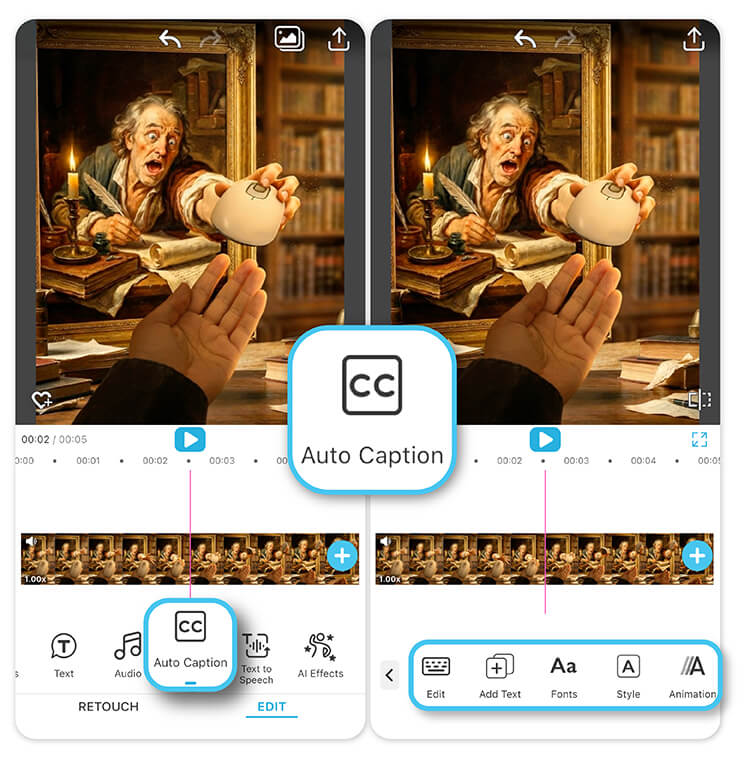 YouCam Video is the best lyric video maker app out there.