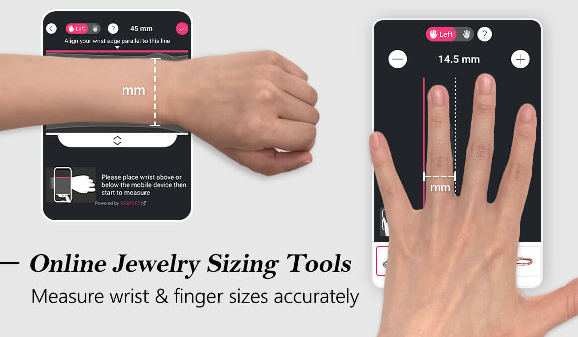 ring sizer and wrist sizer ring sizer and wrist sizer