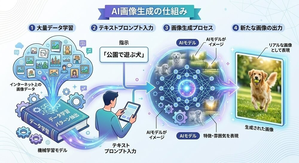 AI画像生成の仕組み AI画像生成の仕組み
