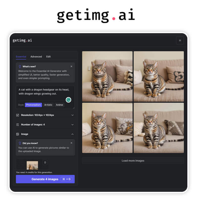 Best Image to Image AI Generator: Getimg.ai