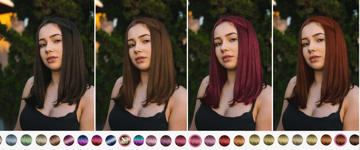 Essayer des couleurs de cheveux avec une application couleur cheveux gratuite