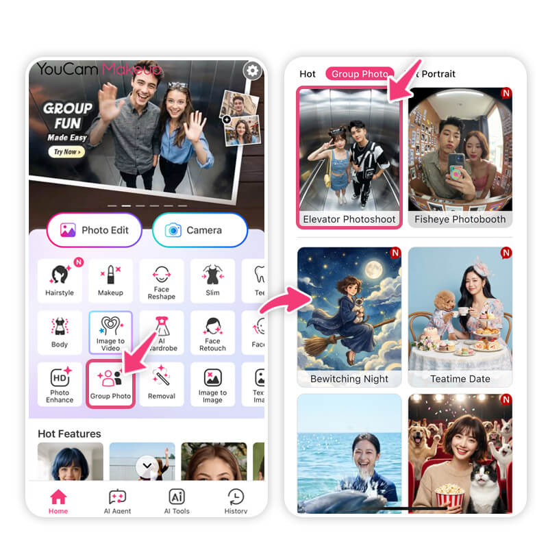 Download YouCam Makeup app now - the best AI Photo Booth app.