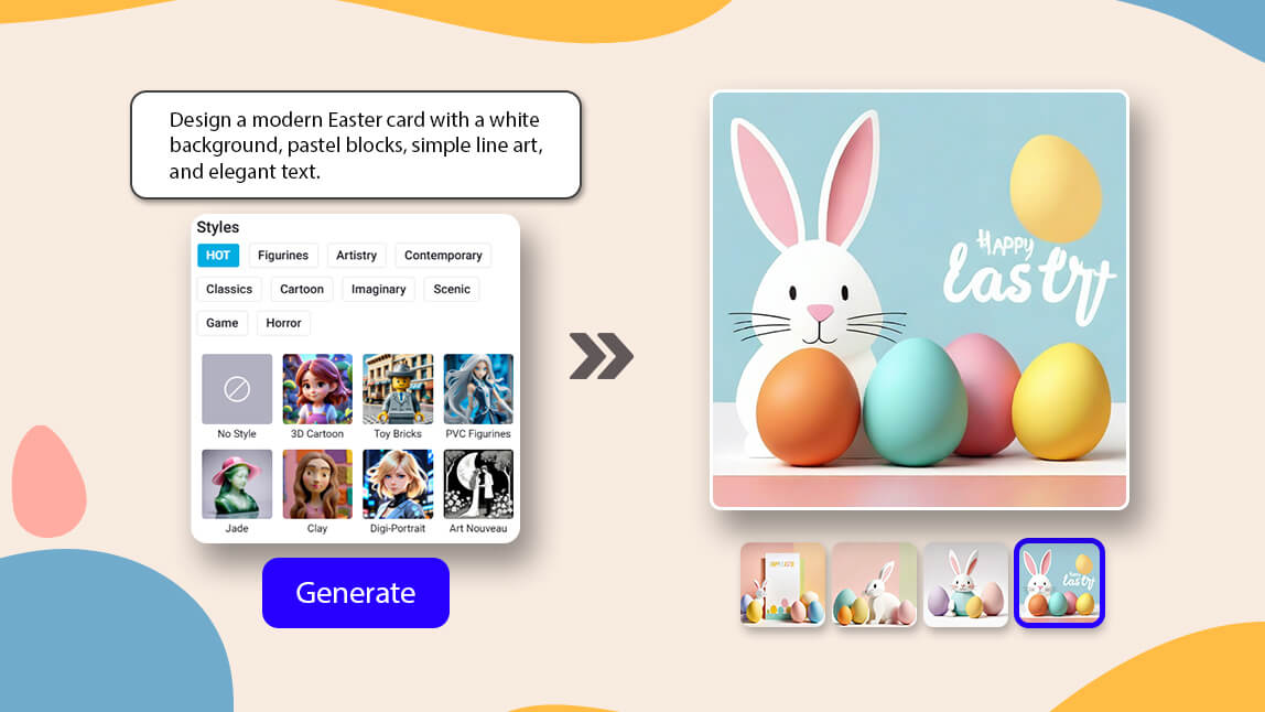 Cartes virtuelles de pâques gratuites en ligne