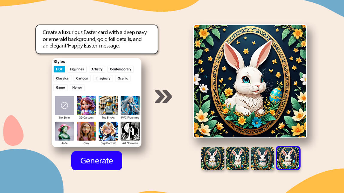 Cartes virtuelles de pâques gratuites en ligne
