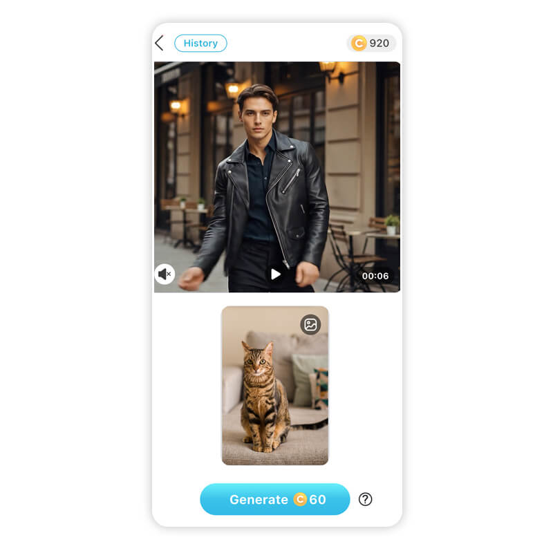 Biblioteca de templates de reels no YouCam Video para editar no celular