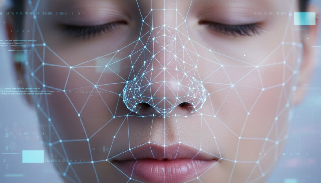 Visual for facial geometry and structural analysis