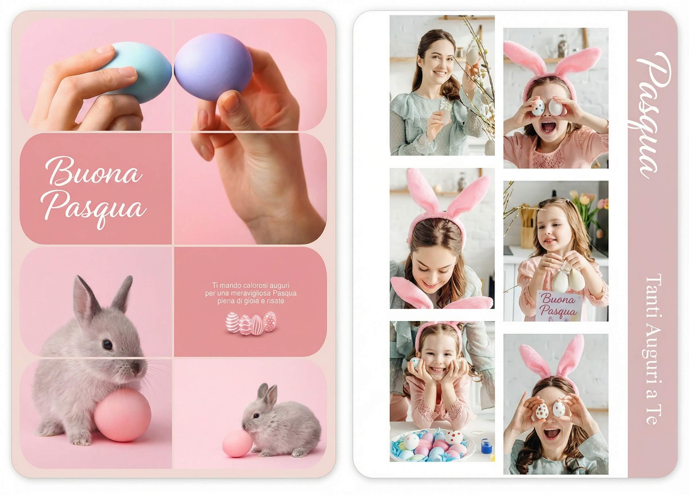 Biglietti di Auguri di Pasqua Originali con Foto