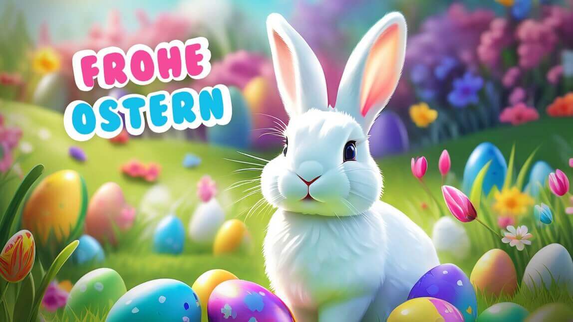 Schöne Osterbilder kostenlos für WhatsApp erstellen