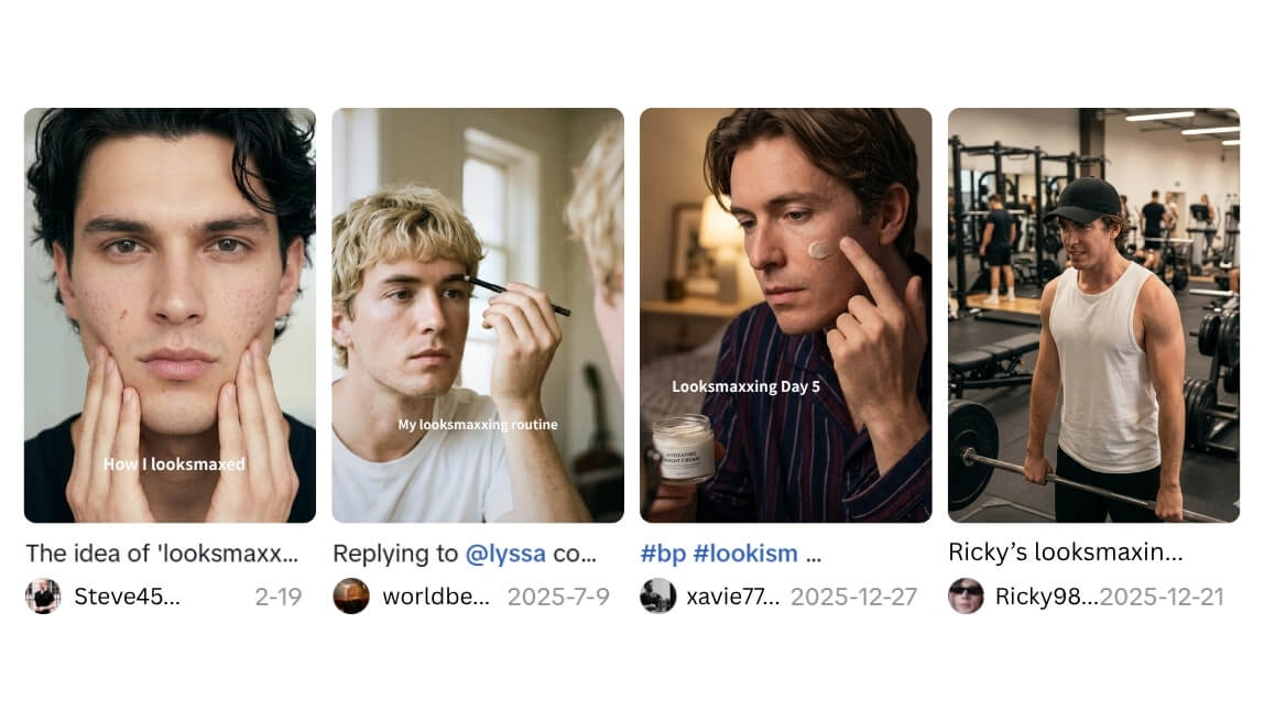 Looksmaxing on Tiktok Looksmaxing on Tiktok