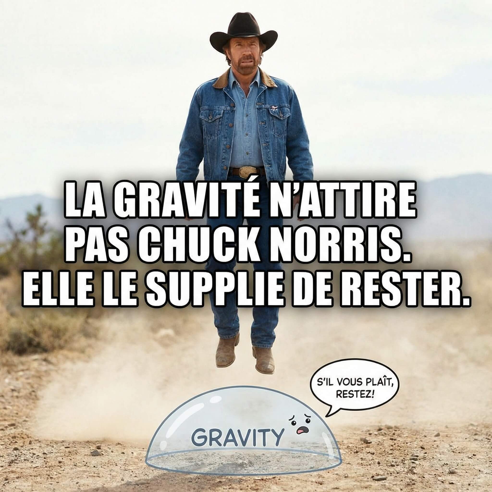Meme IA Chuck Norris Walker texas ranger