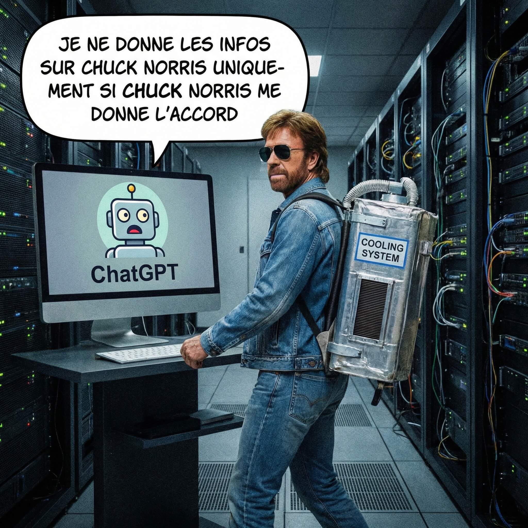 Meme IA Chuck Norris Walker texas ranger