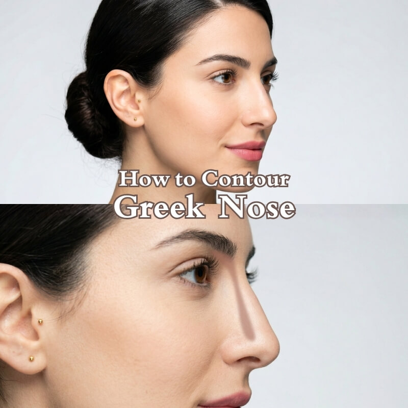 how to contour greek nose