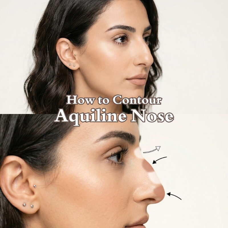 how to contour Aquiline nose