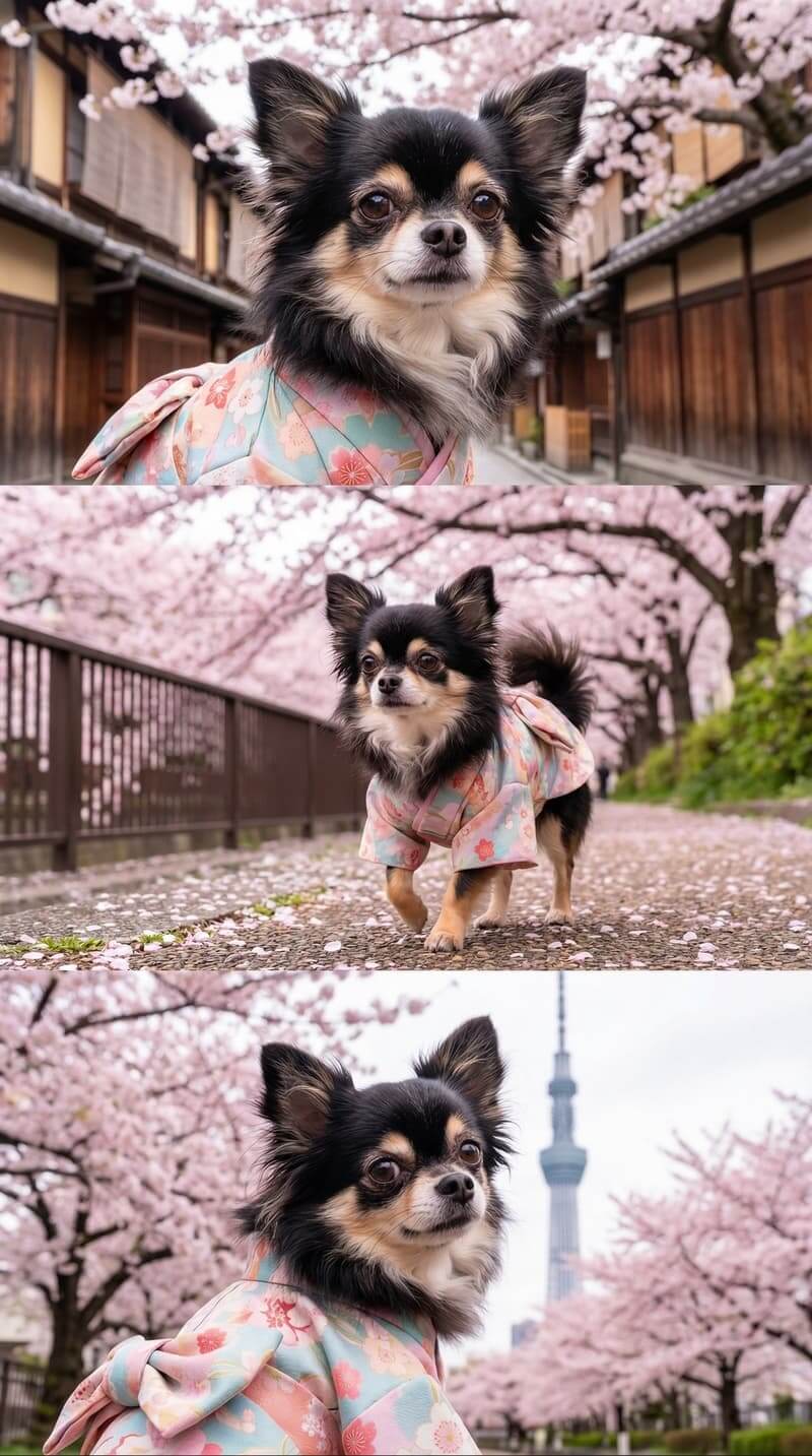 AIで自慢のペットを可愛く加工したおしゃれストーリー