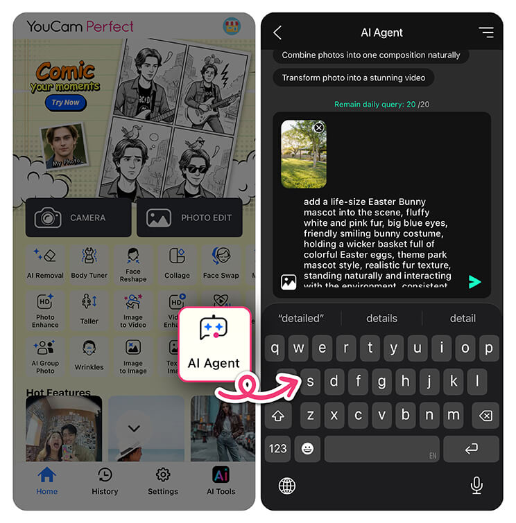 The Easiest Way to Add Easter Bunny with AI Agent The Easiest Way to Add Easter Bunny with AI Agent