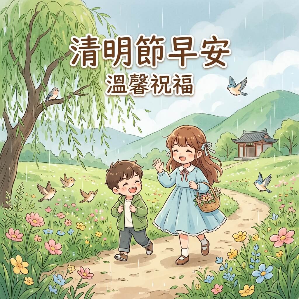清明節早安圖免費下載 清明節早安圖