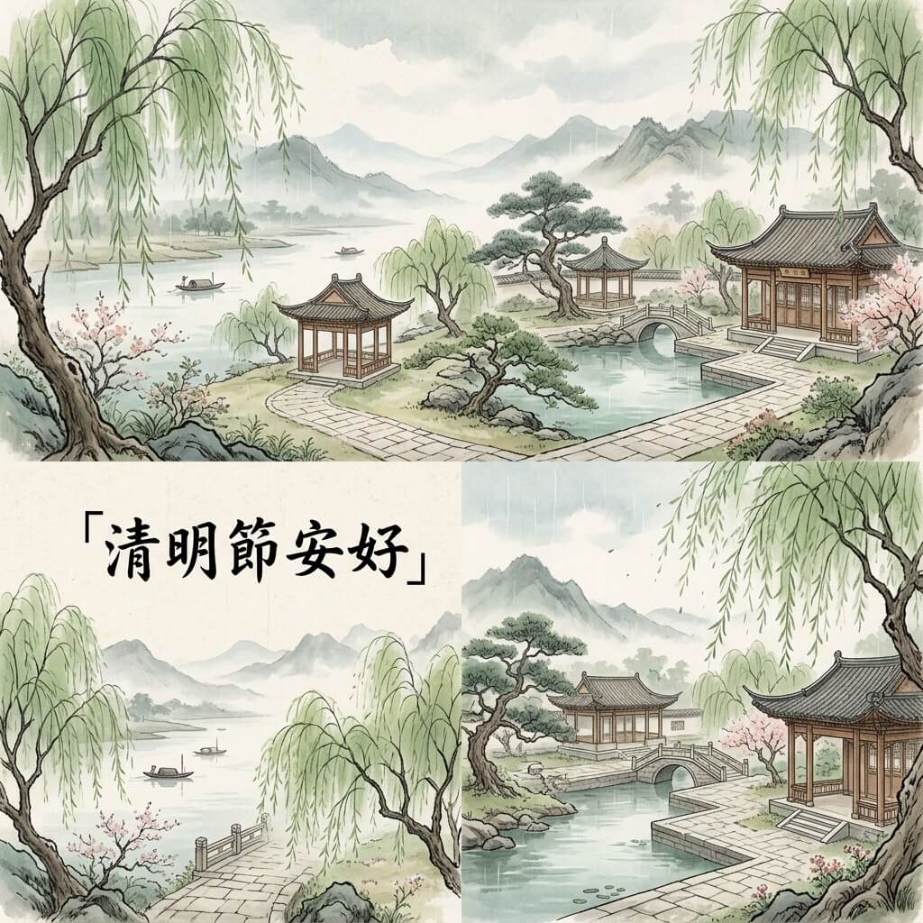 清明節圖案