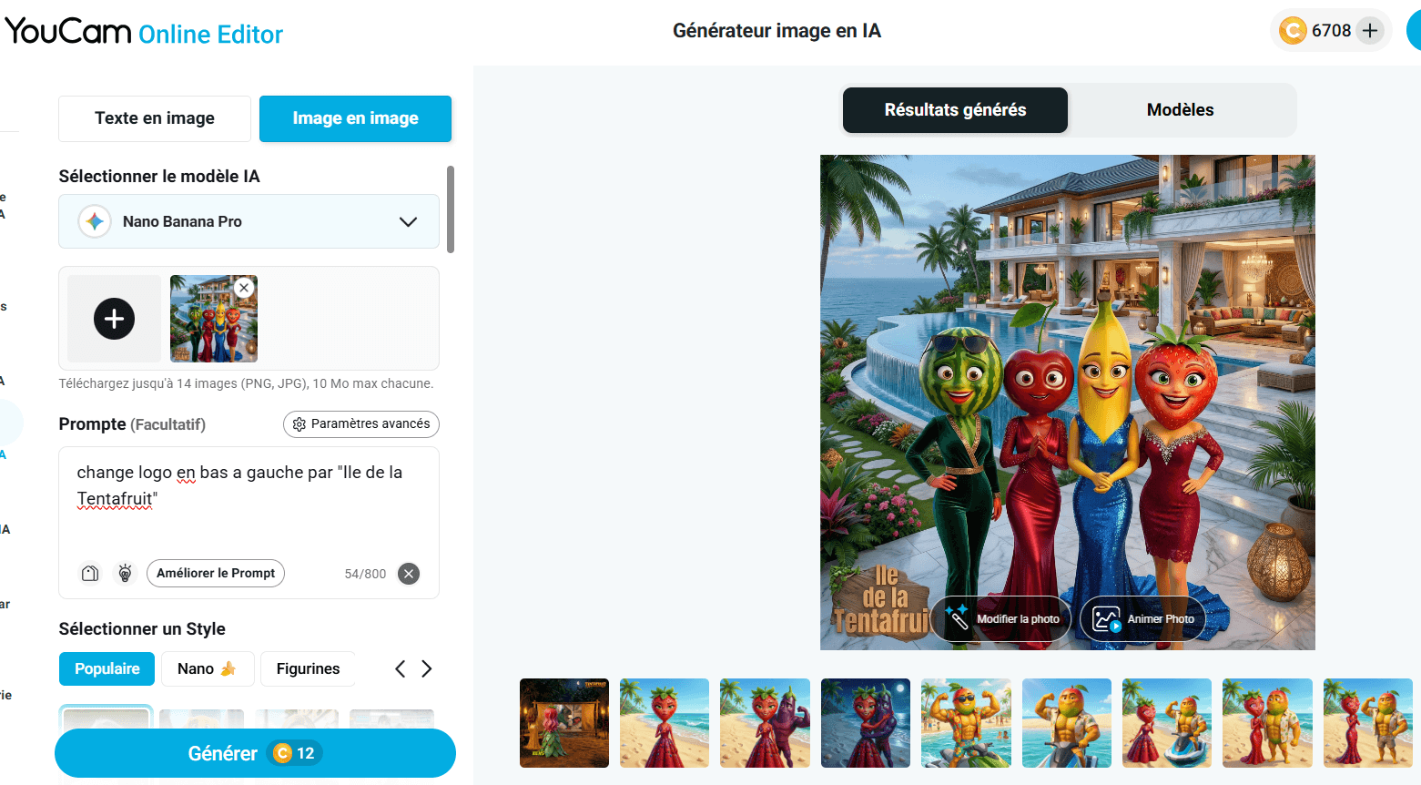 AI Fruit Story : Ile de la tentation sur Tiktok, vidéo de fruits IA