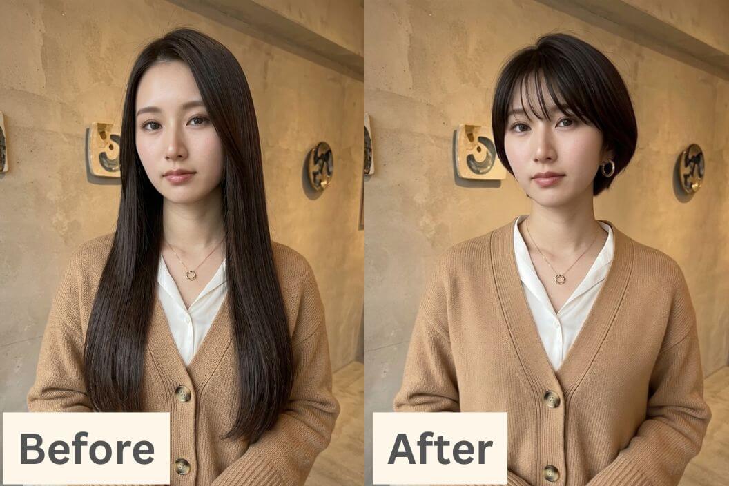 面長ビフォーアフター 面長ビフォーアフター