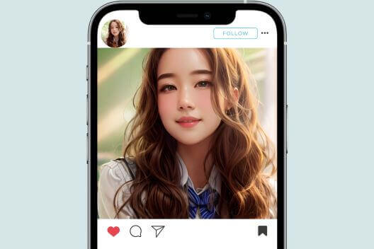 アイコンに使えるアニメ風加工