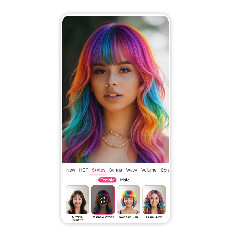 Try on this stunning hairstyle for Ultra Music Festival.