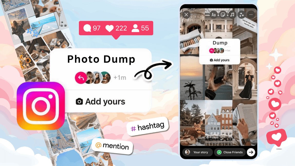 Photo Dump 是什麼?教你做 IG March Dump!IG 多張照片排版教學