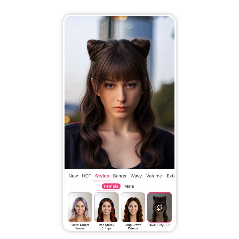 See yourself with this hairstyle before heading to Ultra Music Festival.