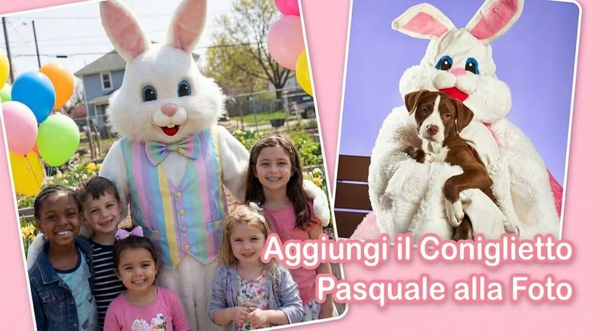 Come aggiungere un coniglietto di Pasqua a qualsiasi foto in pochi secondi