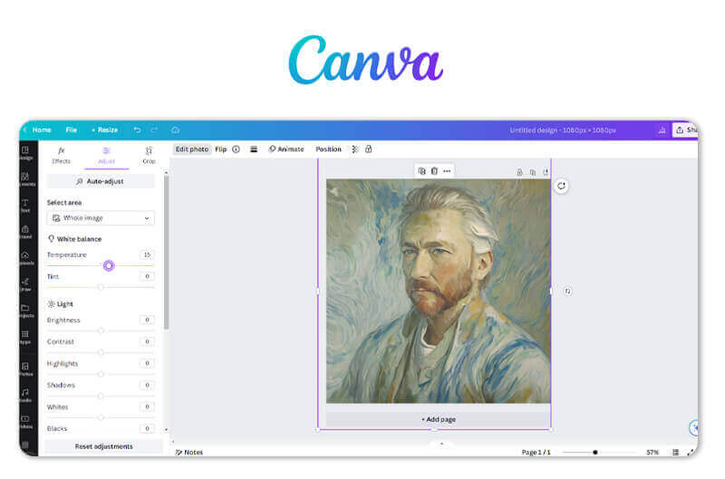 Generative AI Photo Editor- Canva
