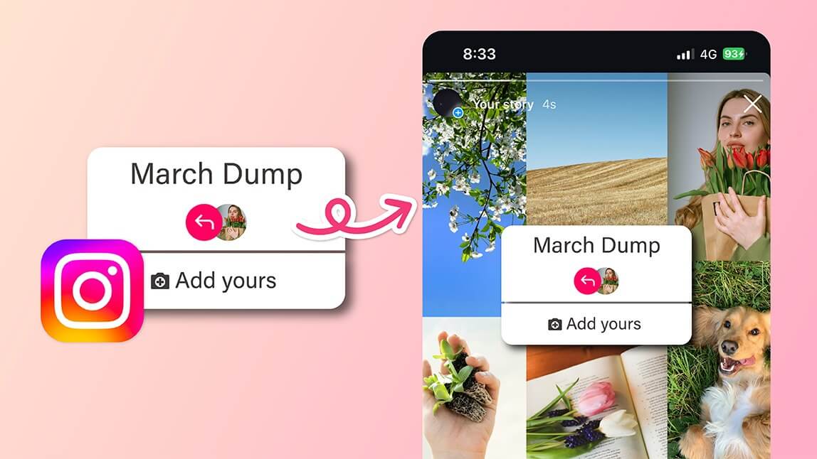 March Dump Templates & 35 March Caption Ideas