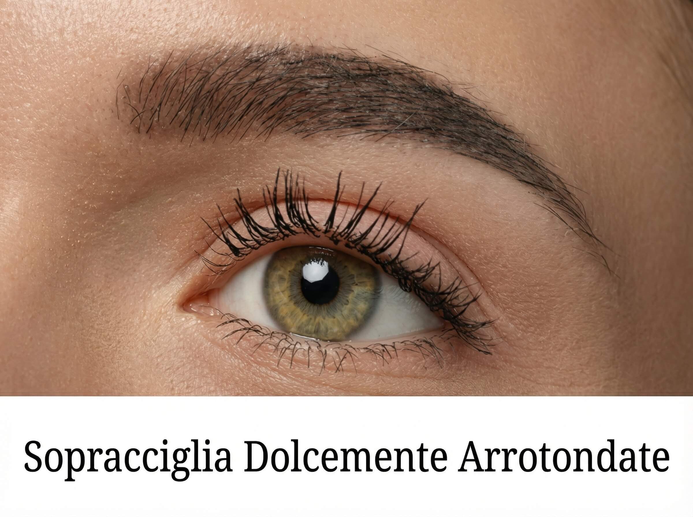 Sopracciglia Leggermente Arrotondate