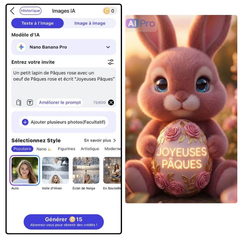 Carte animée vidéo Pâques / animation de Pâques avec lapin et oeufs