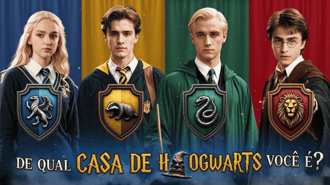 Descubra de qual casa de Hogwarts você é e use filtros de bruxo e bruxa com IA no YouCam Perfect