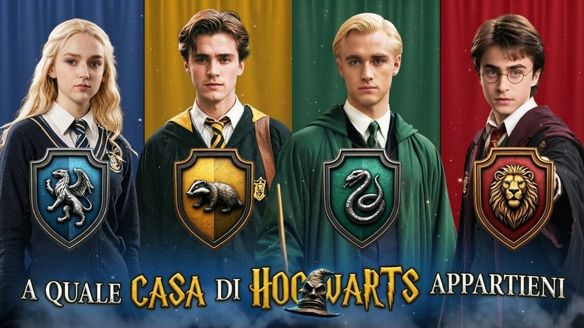 A quale Casa di Harry Potter appartieni