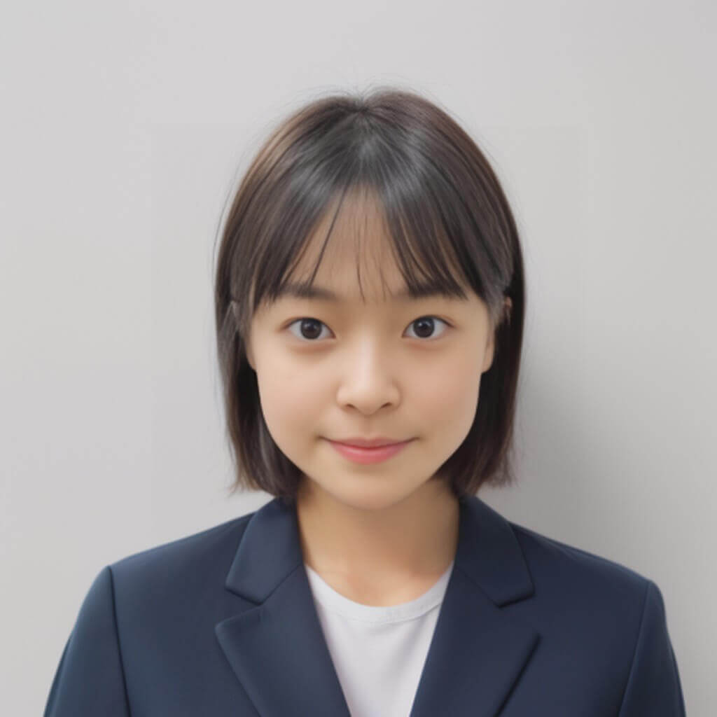 生成された証明写真