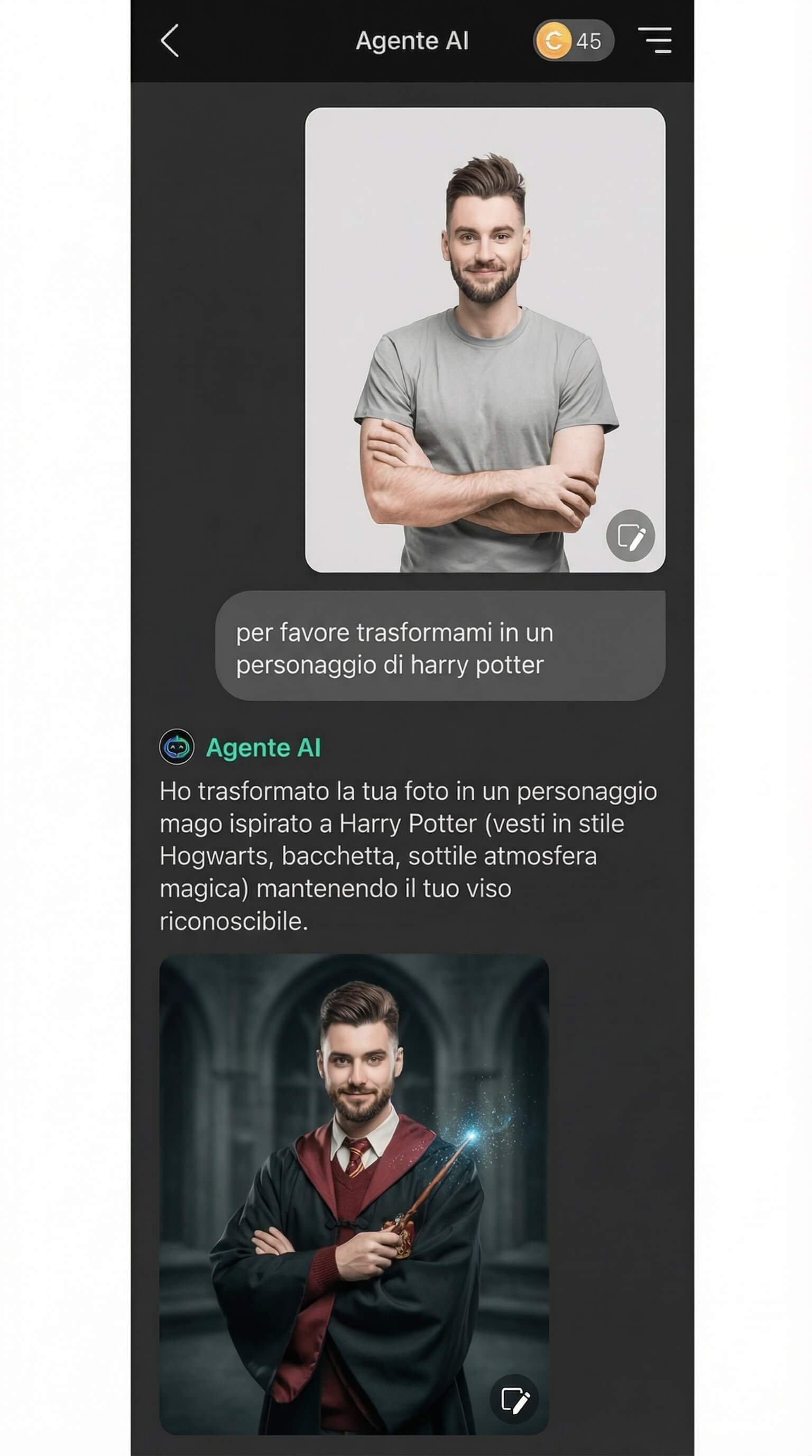 Trasformati in personaggi di Harry Potter