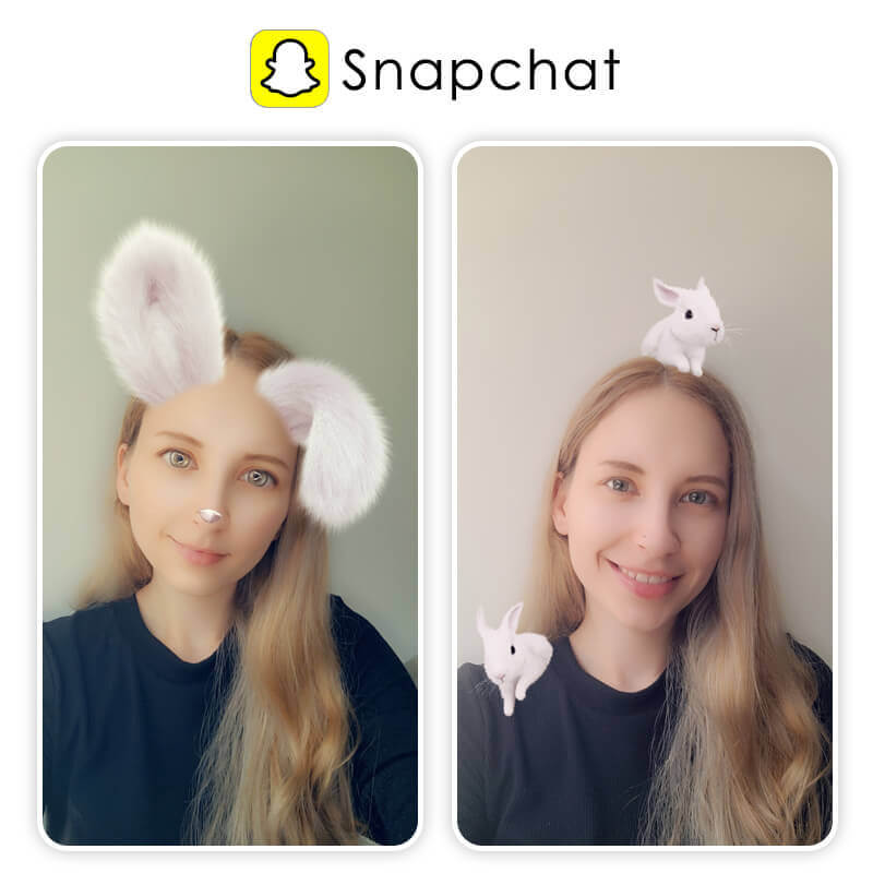 Snapchat: Filtri Foto Classici per Coniglio Pasquale