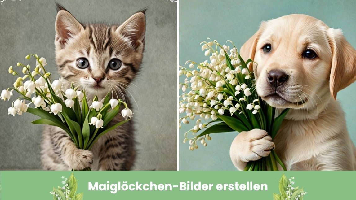 Erster-Mai-Bilder mit KI erstellen – Maiglöckchen & mehr