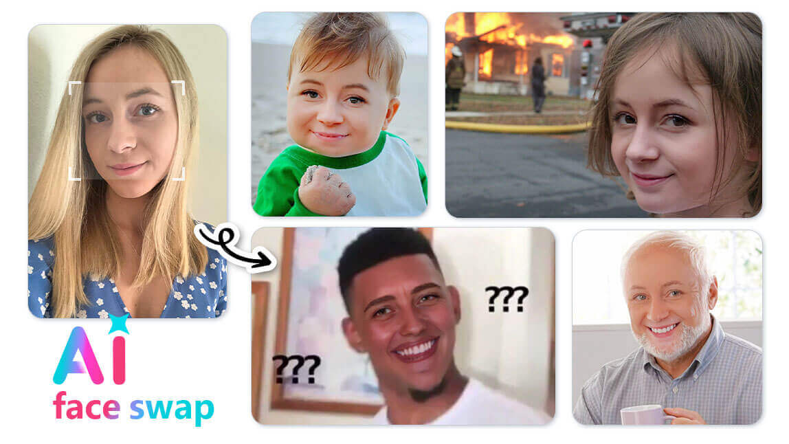 Echange visage face swap