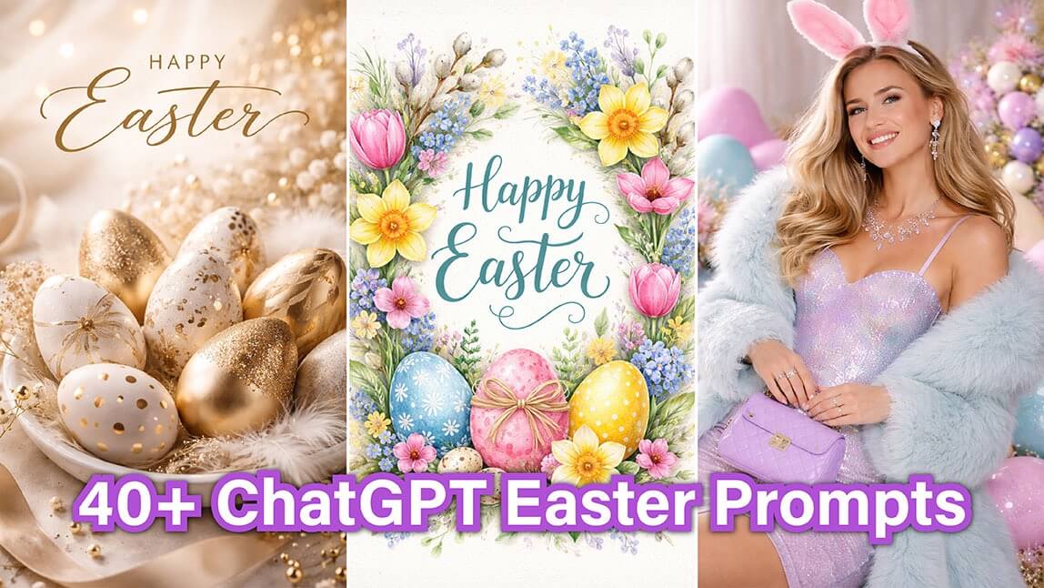40+ ChatGPT Easter Prompts for Creative Images & Content