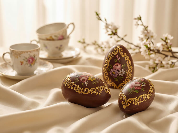 Copy this prompt to generate your own elegant Easter photo.