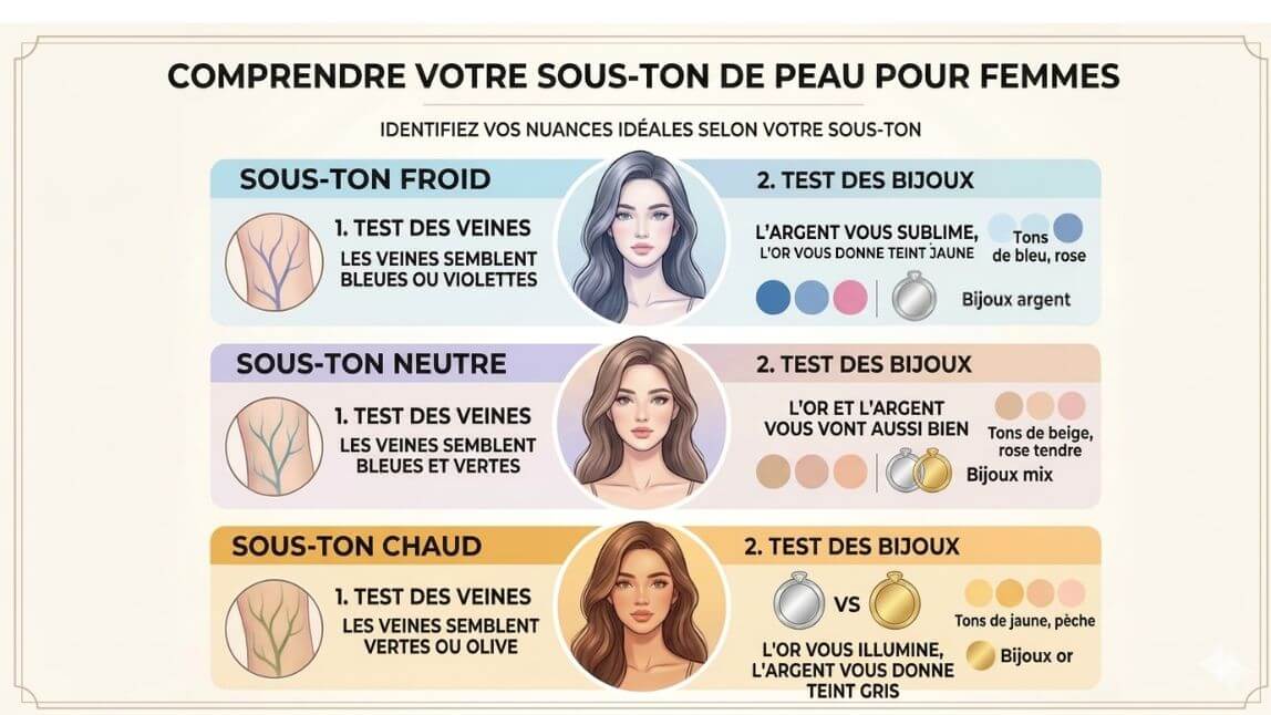 Colorimétrie : tes sous ton de peau