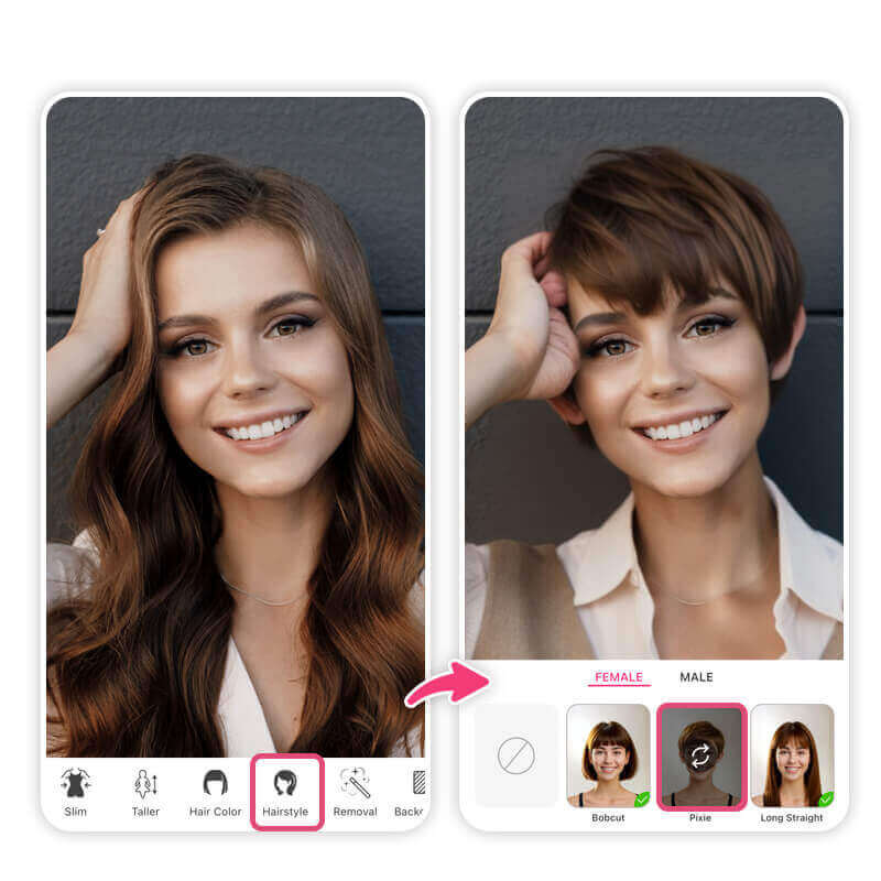 YouCam Makeup: Miglior App per Taglio Capelli Donna Gratis & Taglio Capelli Uomo