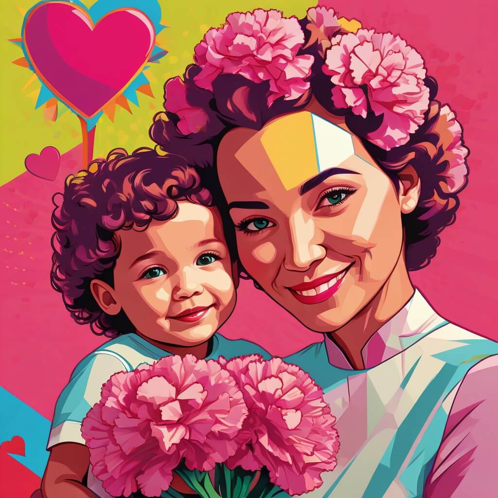 Kostenlose Muttertagskarte für WhatsApp